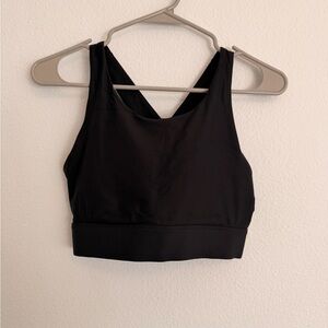 NWT-Fabletics No-Bounce Impact Sports Bra in Black- Size Medium